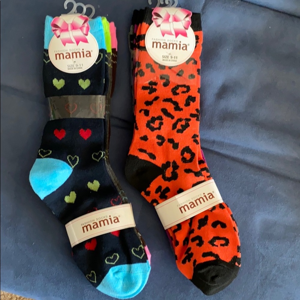 Six Pairs of Brand New Fashion Socks